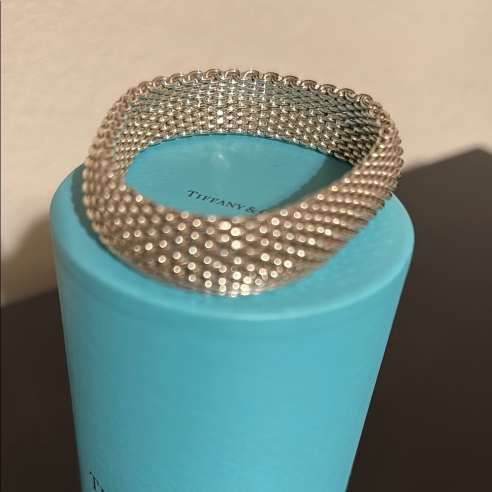 Tiffany & Co. Silver Chainmail Bracelet - Authentic
